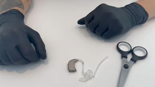 Instruktioner för Byte av genomdragen slang BÖ apparat